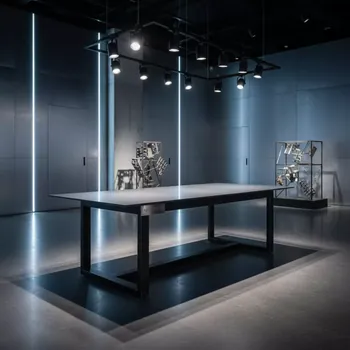 Аренда Стол обеденный прямоугольный CHELSEA 170 серый в Delta Sirius — ART SPACE