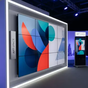 Аренда Панель для видеостен профессиональная CleverMic 55 DP 55 1.8 500 DisplayPort в ледовой арене «Шайба» — ART SPACE