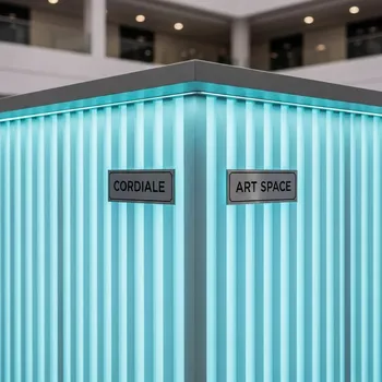 Аренда Стойка барная пластиковая светящаяся Cordiale Art Deco Lighting в Университете «Сириус» — ART SPACE