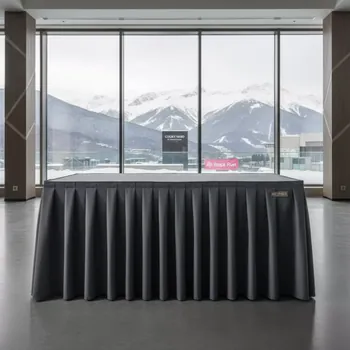 Аренда Скатерть прямоугольная 1,5х2,5 м серая профи в Courtyard by Marriott Sochi — ART SPACE