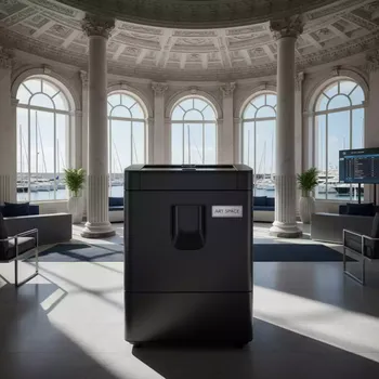 Аренда Шредер уничтожитель Office Kit SA100M 1,9х12 мм с автоподачей в зале «Чайка» (Морпорт) — ART SPACE