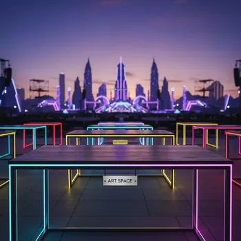 Аренда Столы лофт 150х75 см высота 75 см в Gamma Sirius — ART SPACE