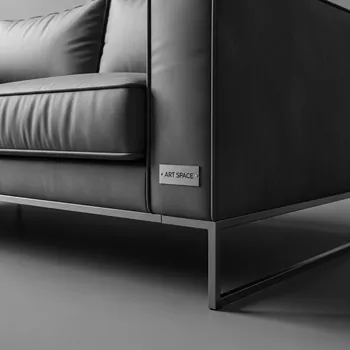 Аренда Диван Стэйт Гросс кожзам Senator Graphite в санатории «Октябрьский» — ART SPACE