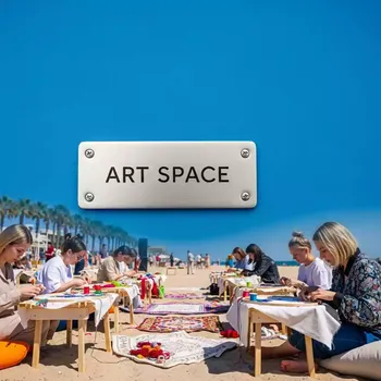 Аренда Ковровая вышивка мастер класс на пляже «Мандарин» — ART SPACE