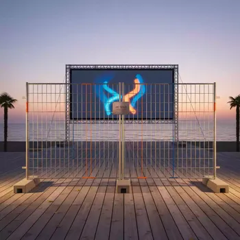 Аренда Ограждения мобильные 3D на блоках 1,9х3,2 м в пляжном клубе Del Mar — ART SPACE