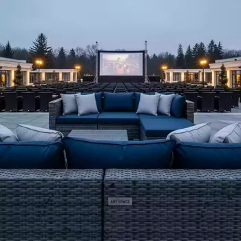 Аренда Комплект угловой Genry из искусственного ротанга в Rodina Grand Hotel & SPA — ART SPACE