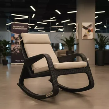 Аренда Кресло качалка БАМБУК BAMBOO из искусственного ротанга в City Park Hotel Sochi — ART SPACE