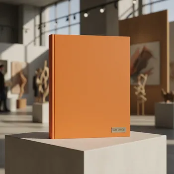 Аренда Обложки картонной для переплета кожа A3 оранжевая в Omega Sirius — ART SPACE