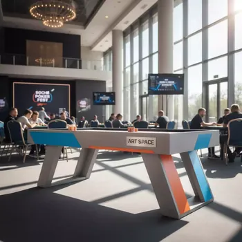 Аренда Стол для соревнований Мироника Уникум Лего Малый в Radisson Blu Resort & Congress Centre — ART SPACE