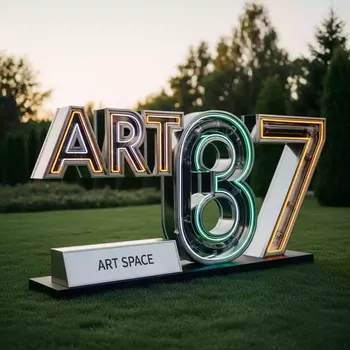 Аренда Буквы и цифры объемные на вилле «Анна» — ART SPACE
