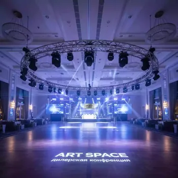 Аренда Ферма круглая Prolite H40V R600 12 м из 12 секций в Grand Karat Sochi — ART SPACE
