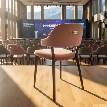 Аренда Стул Пенелопа серый розовый в Radisson Hotel Rosa Khutor — ART SPACE