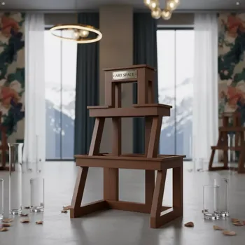 Аренда Лесенка опора для цветов Prosperplast Drab 185х560 мм коричневый в Radisson Hotel Rosa Khutor — ART SPACE