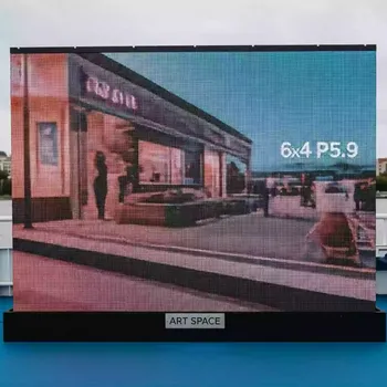 Аренда Светодиодный экран 6х4 м P5.9 на теплоходе «Дагомыс» — ART SPACE