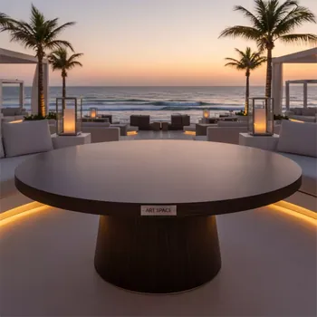 Аренда Стол круглый Милан диаметр 140 см в пляжном клубе Del Mar — ART SPACE