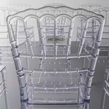 Аренда Стул Chiavari Диамант пластиковый прозрачный Морпорт Сочи — ART SPACE