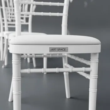 Аренда Стул белый деревянный Кьявари в отеле Hyatt Regency Sochi — ART SPACE
