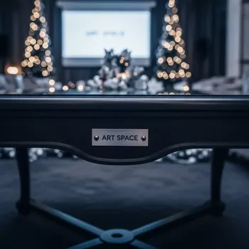 Аренда Столик кофейный металлический Eclat Nightfall в ресторане «Высота 5642» — ART SPACE