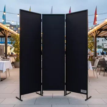 Аренда Ширма оксфорд черная в ресторане «La Terrazza» — ART SPACE