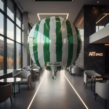Аренда Шар фольгированный круглый Арбуз в Rixos Krasnaya Polyana — ART SPACE