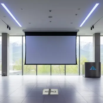 Аренда Экран для проектора с электроприводом Premier Taurus 4 3 488x366 MW PE W в Skypark Sochi — ART SPACE