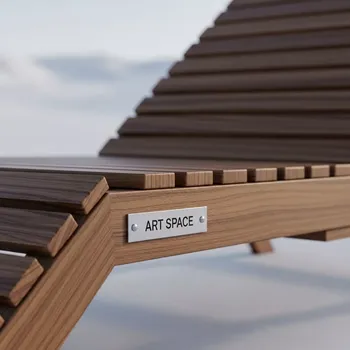 Аренда Шезлонг лежак деревянный Sun в Сириус Арене — ART SPACE