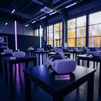 Аренда Класс VR мобильный EDUBLOCK 3 в Керлинговом центре «Ледяной куб» — ART SPACE