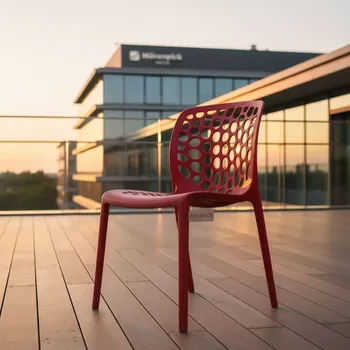 Аренда Кресло пластиковое красное Sky в Mövenpick Hotel — ART SPACE