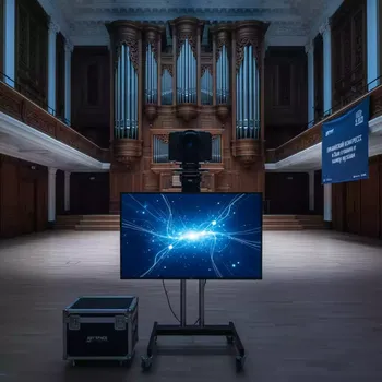 Аренда Крепление на ТВ монитор для PTZ камер CleverMic TV Monitor mount в Зале органной и камерной музыки — ART SPACE