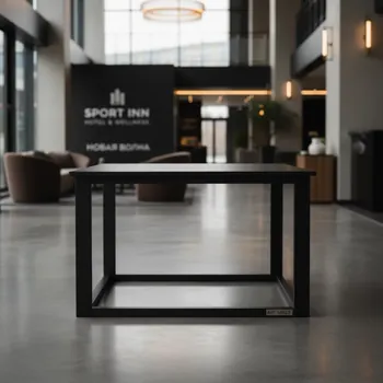Аренда Стол черный квадратный Backstage 90x90 см в Sport Inn Hotel & Wellness — ART SPACE