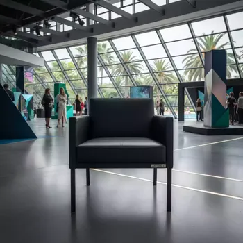 Аренда Кресла Cube черное в Novotel Resort — ART SPACE