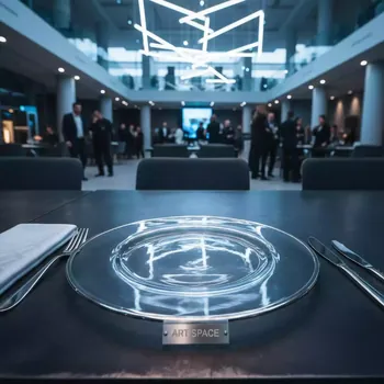 Аренда Тарелка подстановочная "Виго" с серебряным кантом в Bridge Resort — ART SPACE