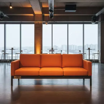Аренда Диван Klippan трехместный оранжевый в Radisson Collection Paradise — ART SPACE