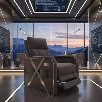 Аренда Кресло реклайнер Корсет серое в Rixos Krasnaya Polyana — ART SPACE