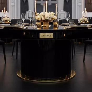 Аренда Стол Black Tulip D 120 в VK Stadium Sirius — ART SPACE