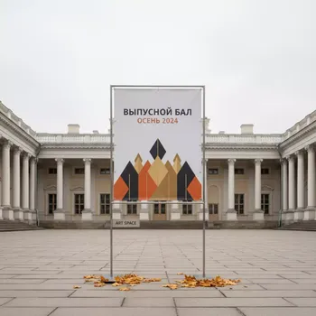 Аренда Баннер на ножках в усадьбе Голицына — ART SPACE