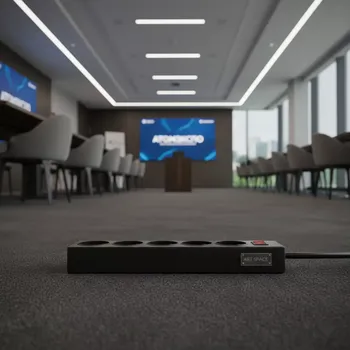 Аренда Фильтр сетевой Power Cube 3 м 6 розеток чёрный в City Park Hotel Sochi — ART SPACE
