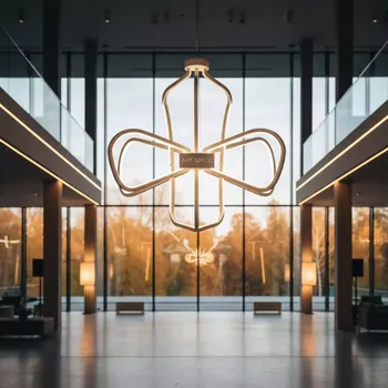 Аренда Люстра белая Марсель в МФК «Горный» — ART SPACE