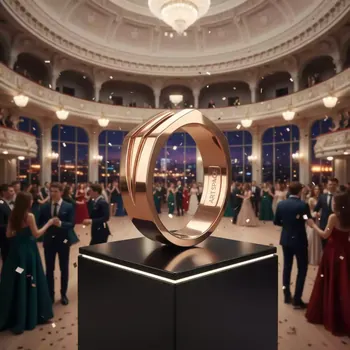 Аренда Кольцо Петипа розовое золото в Зимнем театре — ART SPACE