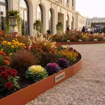 Аренда Бордюр садовый Prosperplast Palisada 6 см 4,05 м терракот в Boutique Hotel PORTUM 1905 — ART SPACE