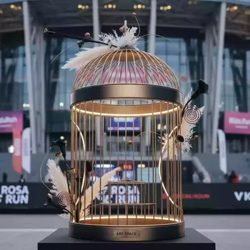 Аренда Клетки птичьи для декора свадьбы в VK Stadium Sirius — ART SPACE