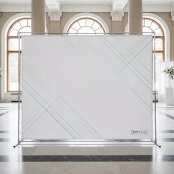Аренда Пресс волл 3х2 для конференции в санатории «Октябрьский» — ART SPACE