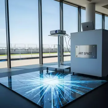 Аренда Пол интерактивный InterTouch 4.1 мобильная версия с ноутбуком на Сочи Автодроме — ART SPACE