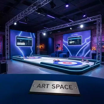 Аренда Кёрлинг космический на Сочи Автодроме — ART SPACE