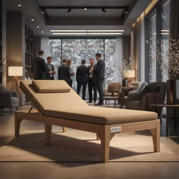 Аренда Шезлонг лежак A37B beige из акации в Маринс Парк Отеле — ART SPACE