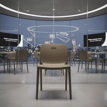 Аренда Стул пластиковый Ginevra Go Green тортора в ресторане «Магеллан» — ART SPACE