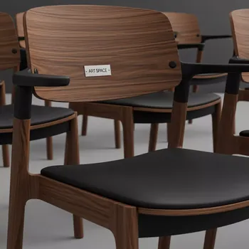 Аренда Стул Bizotti орех темный черный в санатории «Черноморье» — ART SPACE