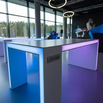 Аренда Стол с подсветкой в Green Flow Hotel — ART SPACE