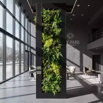 Аренда Сад вертикальный Cascade Garden черный в City Park Hotel Sochi — ART SPACE