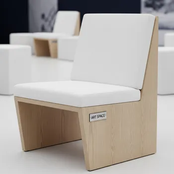 Аренда Стул Wood Textile White в Red Arena — ART SPACE